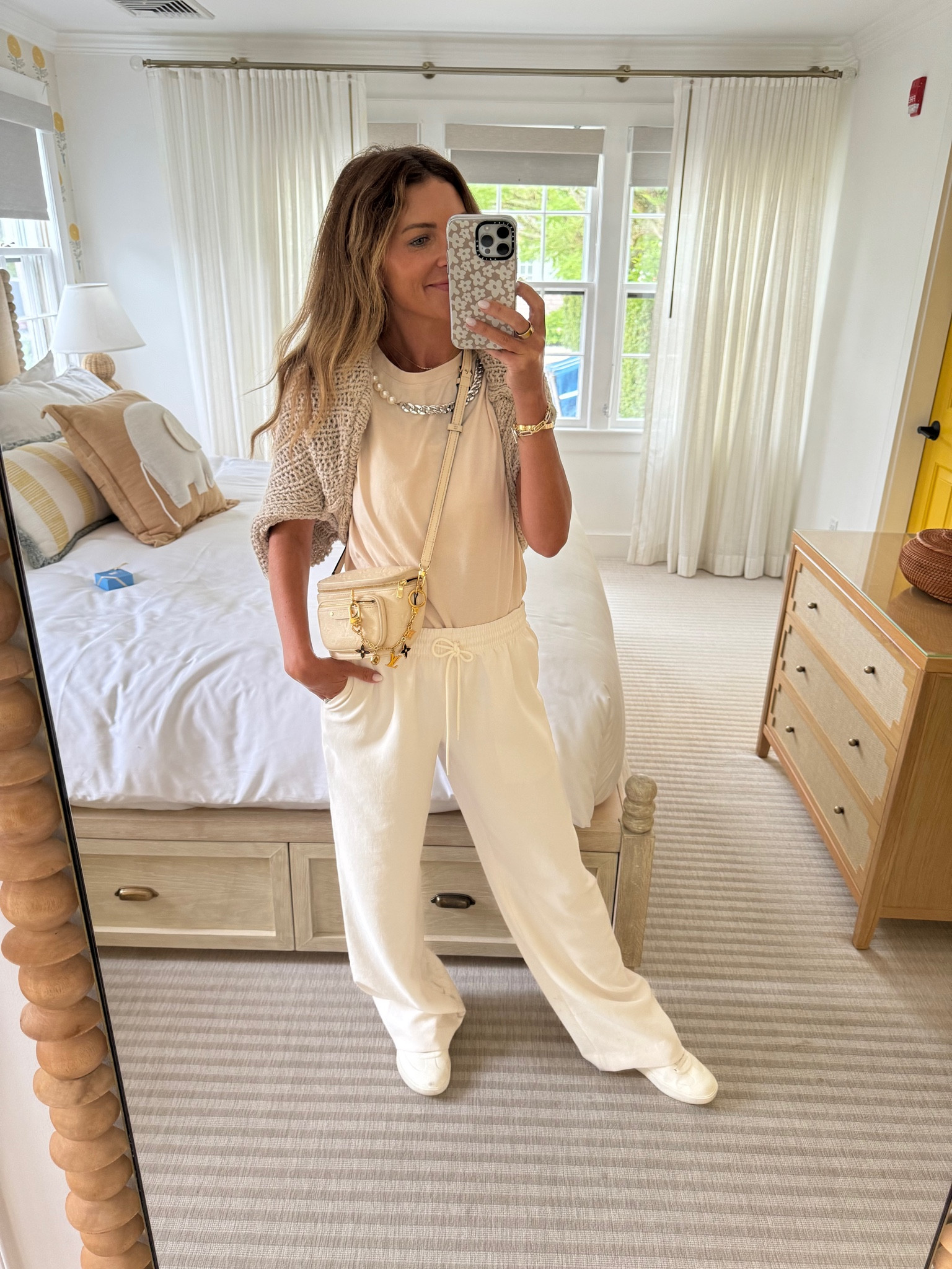 Today’s outfit for the first official day in Nantucket!! Cozy and cute, but prepared for cooler temperatures here! 

#LTKTravel #LTKStyleTip