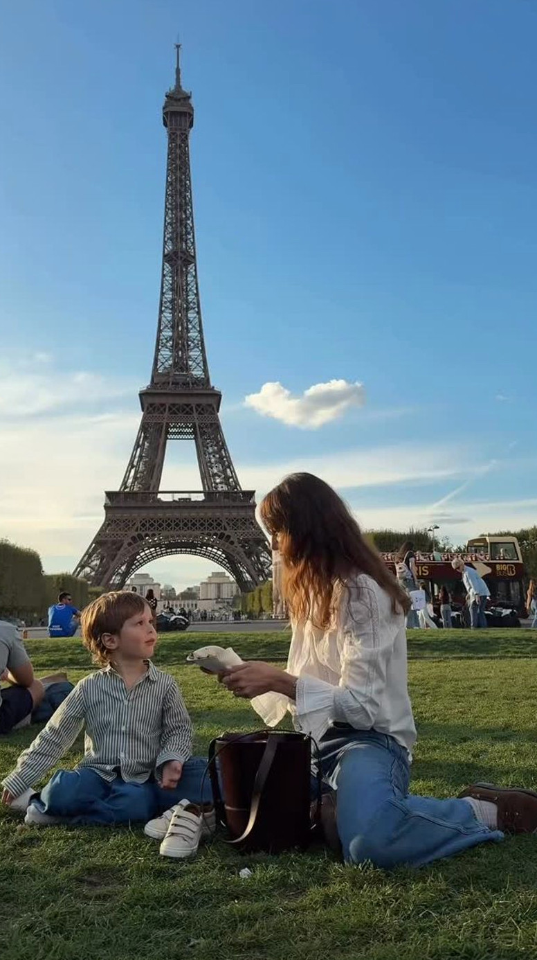 Oh to travel the world with your mini and eat crepes in front of the Eiffel Tower 🤍 

 #LTKStyleTip #LTKWorkwear #LTKTravel