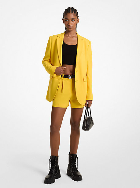 Crepe Boyfriend Blazer | Michael Kors US
