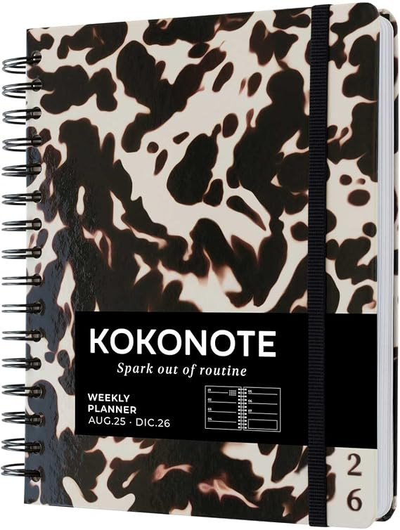 Kokonote: Agenda Settimanale 2025-2026 Carey, Agenda Kokonote A5 da Agosto 2025 a Dicembre 2026, ... | Amazon (IT)
