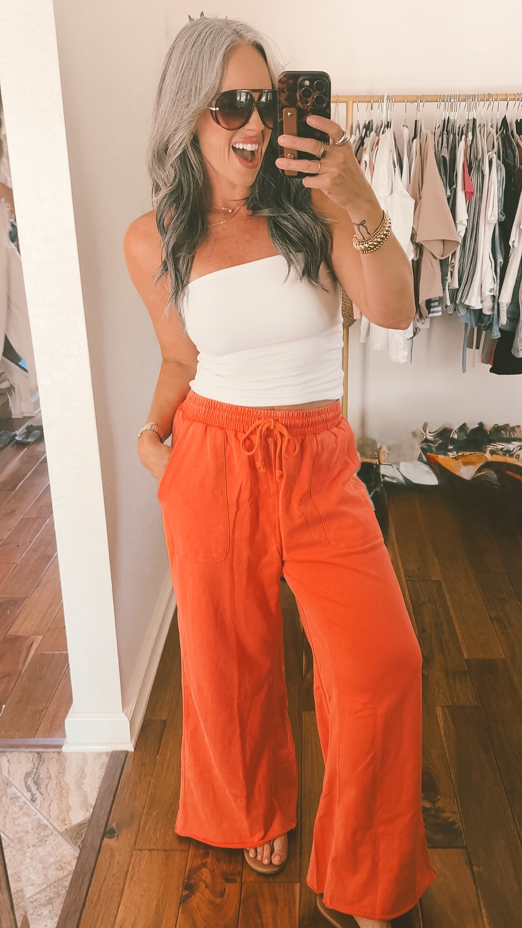 Size up one if you like them more slouchy! Amazon! #freepeopledupe #freepeopleinspired #dupe #wideleg #momstyle #millennialmoms

#LTKootd #LTKmomlife #LTKOver40