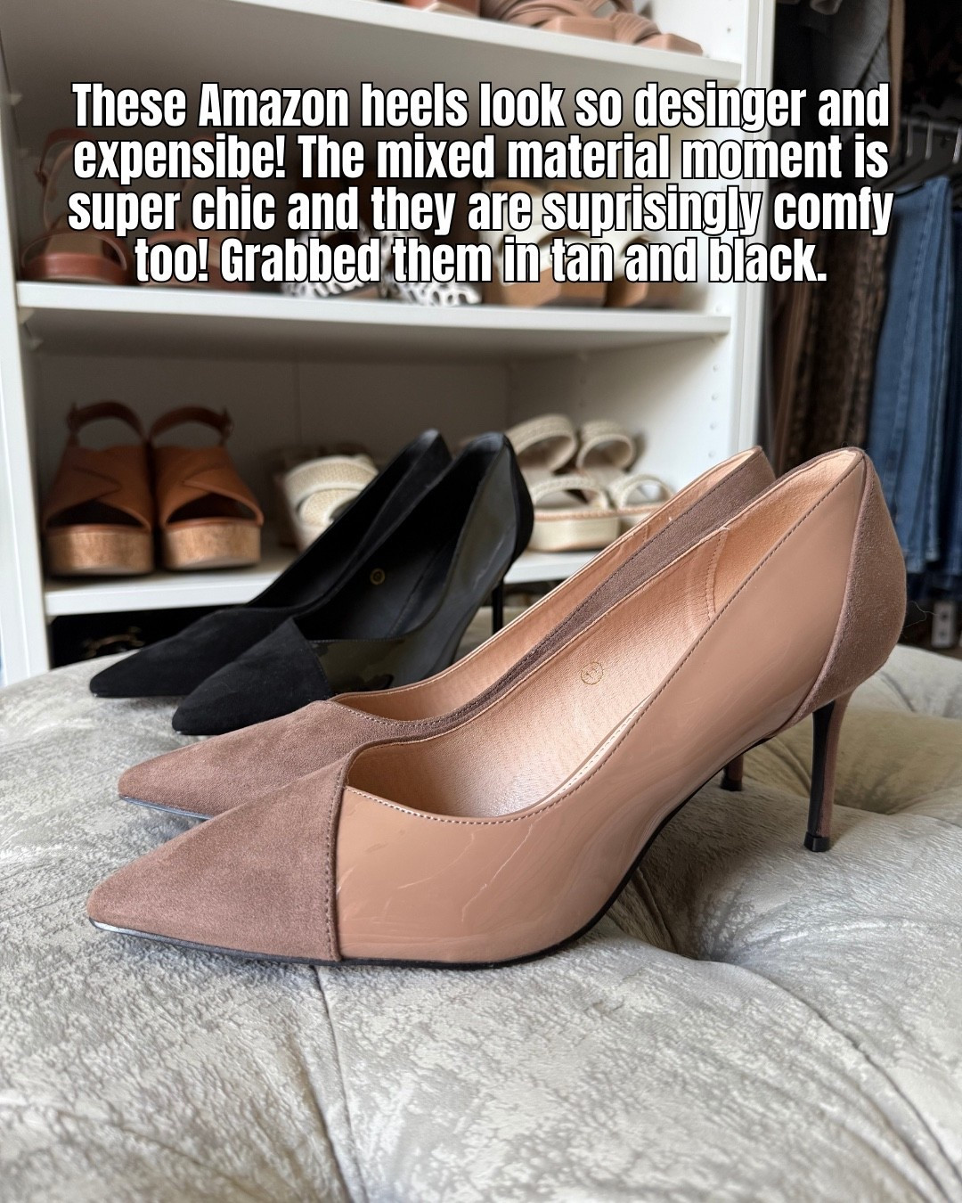 Amazon heels that look and feel designer 

#LTKootd #LTKgrwm #LTKMidsize