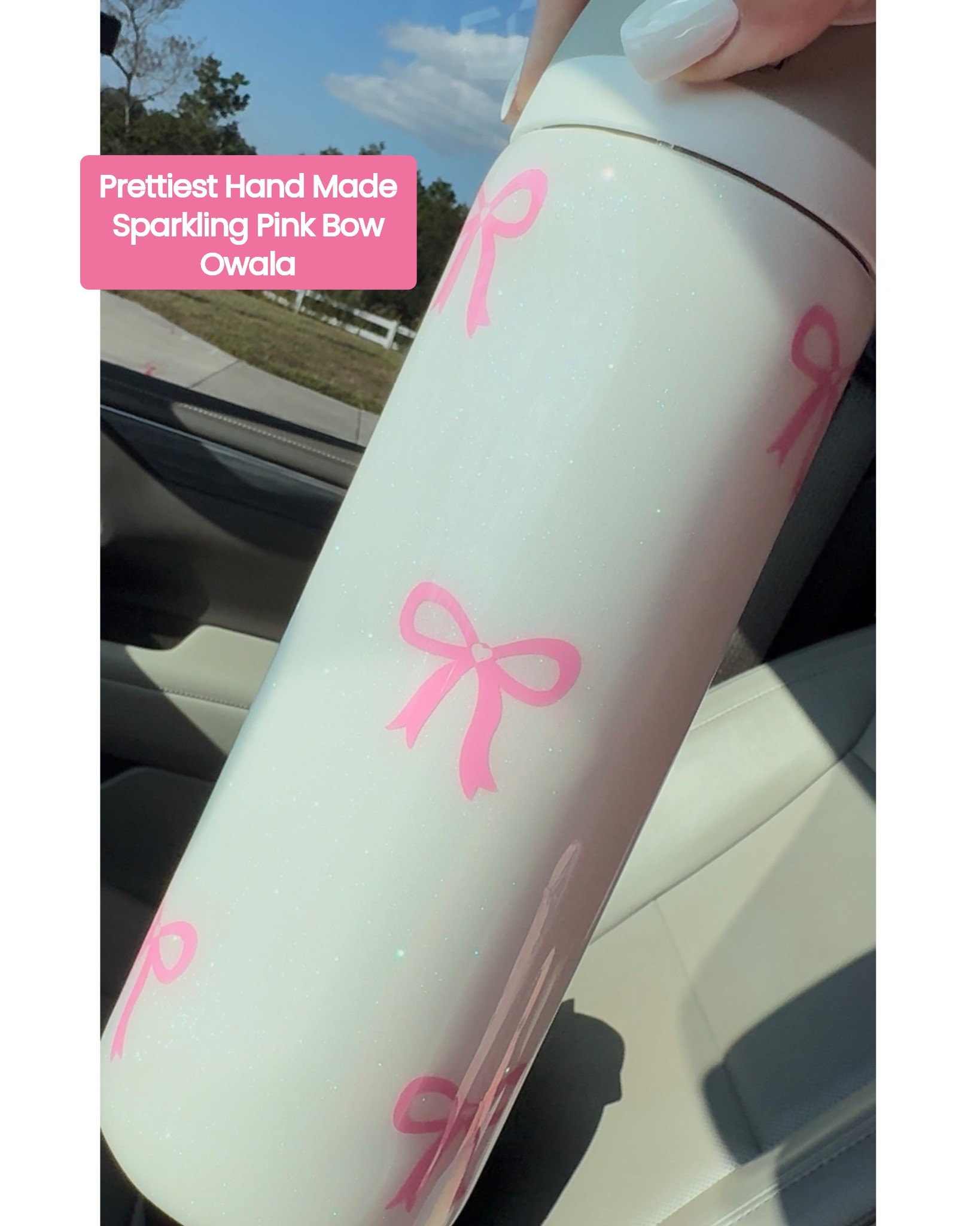 The cutest Owala sparkly pink bow tumbler! Bow, pink, gift idea, girls, kids, sparkle, Christmas, holiday, birthday gift 

#LTKFindsUnder100 #LTKHoliday #LTKGiftGuide