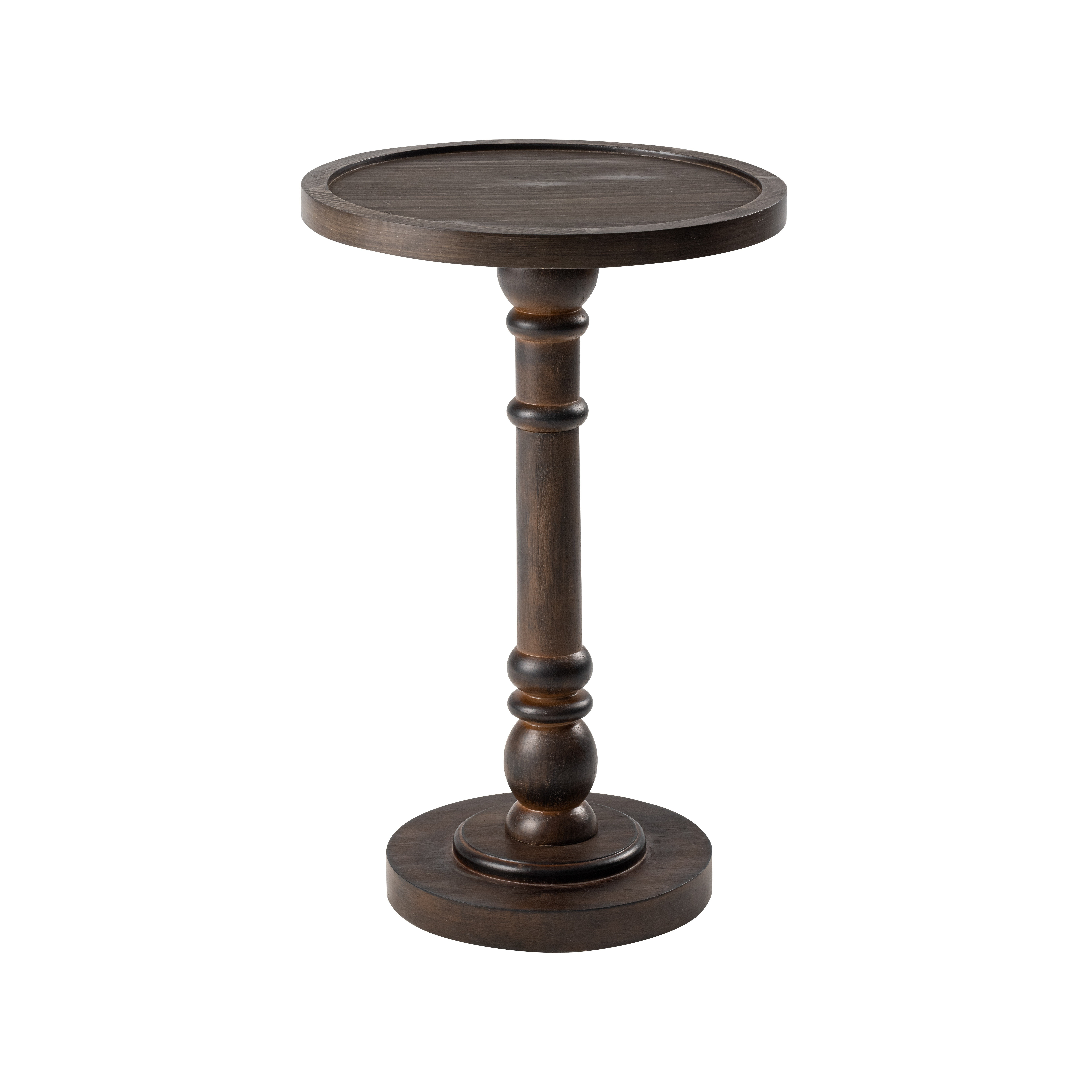 farmhouse pedestal round small drinking table traditional tray   table | temu Temu | Temu Affiliate Program