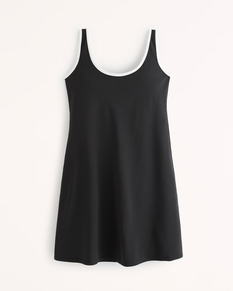 Wide Strap Traveler Mini Dress | Abercrombie & Fitch (US)