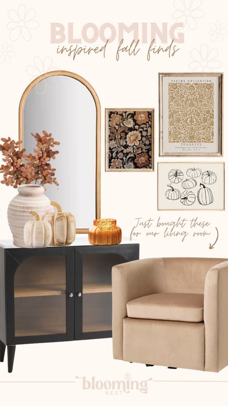 Blooming Inspired fall finds! 

#thebloomingnest #stems #art #chair #cozy #fall #fallfinds 

#LTKHoliday #LTKSeasonal #LTKhome