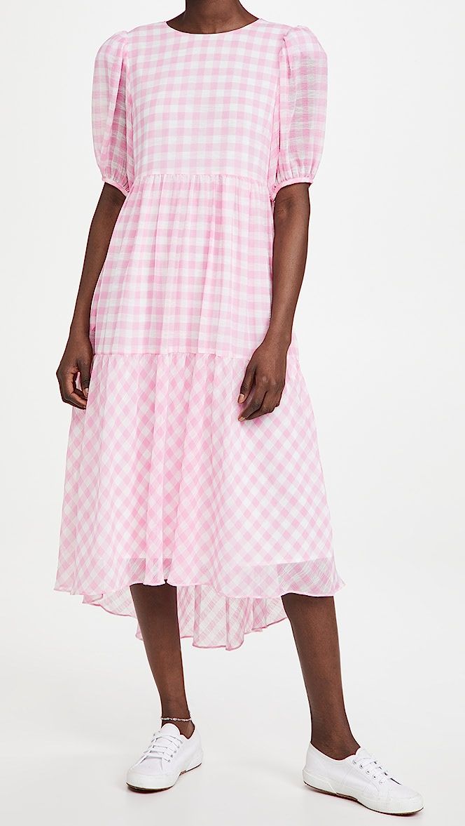 ENGLISH FACTORY
                
            

    Gingham Print Midi Dress | Shopbop