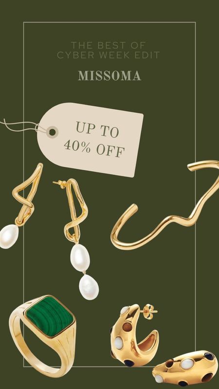 Up to 40% off Missoma jewellery pieces now live for everyone to shop! 

#LTKGiftGuide #LTKCyberWeek #LTKsalealert