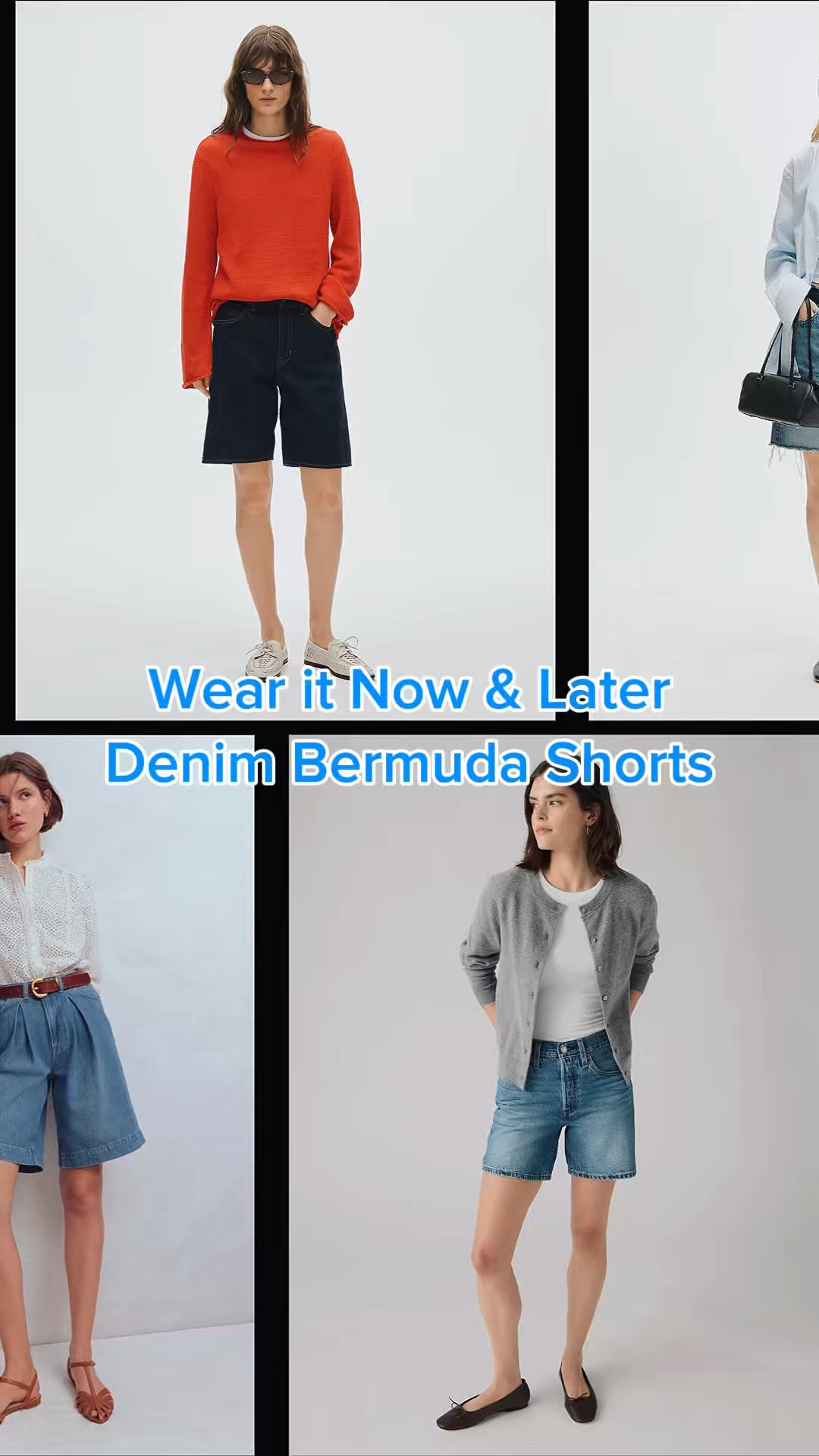 Denim Bermuda Shorts are the perfect wear it now and later piece to add to your wardrobe! Wear it in August with a tank or tee and sandals, wear them in October with a sweater and loafers! Late Summer Outfit. Fall Outfit.

#LTKOver40 #LTKSeasonal #LTKTravel
