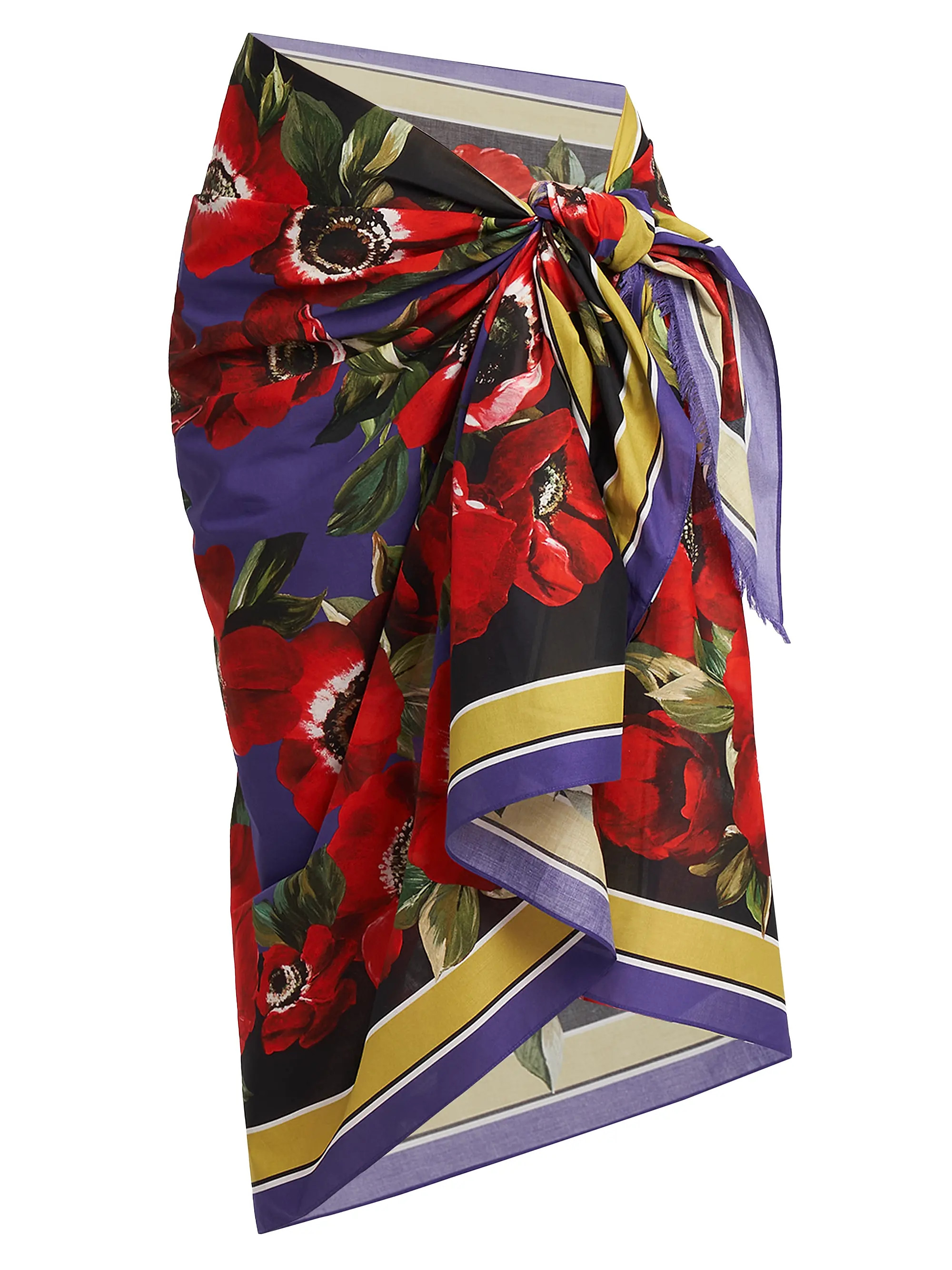 Anemoni Bordo VerdeAll Cover-upsDolce&GabbanaFloral Cotton Sarong$695
            
          One ... | Saks Fifth Avenue