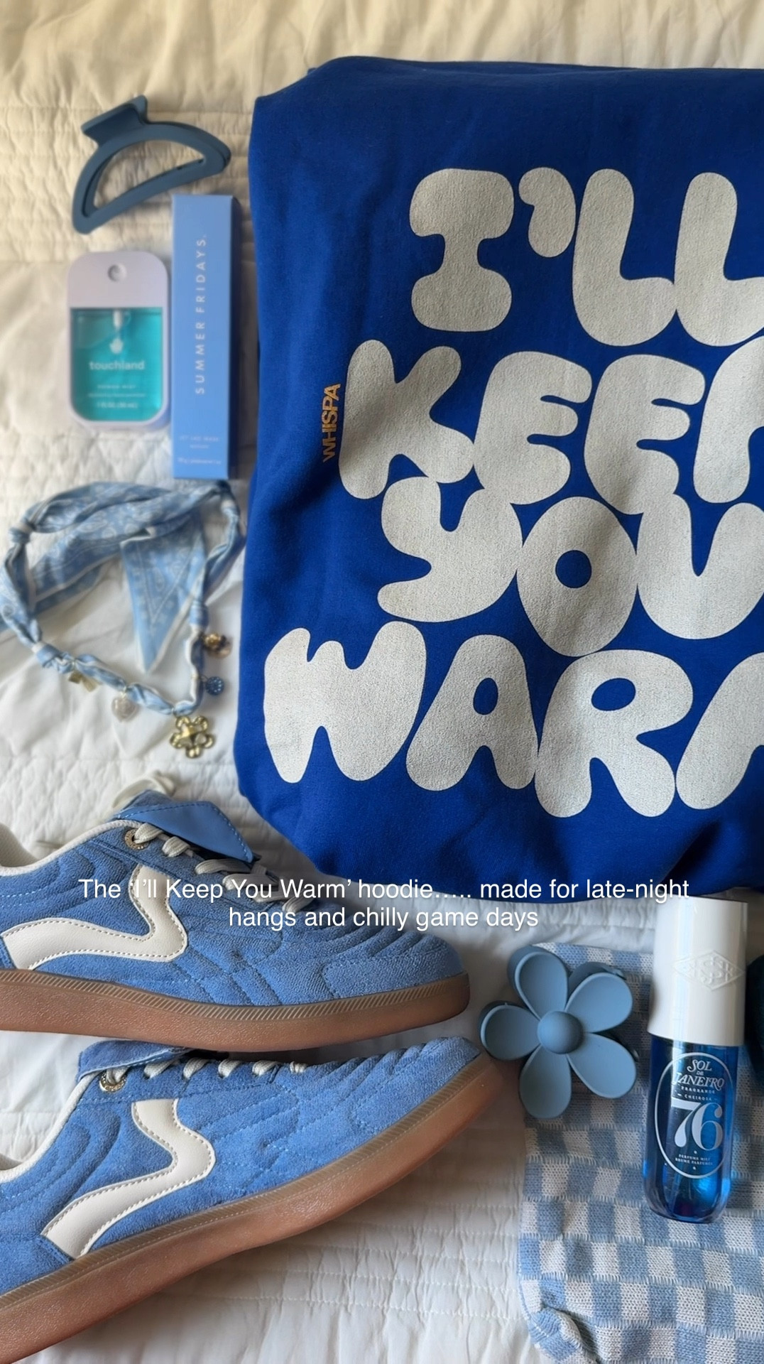 TEEN GIFT GUIDE. 

Shades of winter sky + cozy everything. 💙 
If you’re hunting for gifts that feel thoughtful and on-trend, this lineup is a teen’s dream: soft sneakers, a “keep you warm” hoodie, the cult-favorite Stanley tumbler, a touch of glow from Summer Fridays & Sol de Janeiro, and all the little extras that make everyday magic. ✨

Which blue-hued favorite would your teen reach for first?



#TeenGiftGuide #CaseyLeighStyle #AmazonFavorites #CozyAndChic #WinterBluesButMakeItDreamy #GiftIdeasForTeens #HolidayGiftingMadeEasy #IntentionalGifting #AmazonMustHaves

#LTKFindsUnder50 #LTKShoeCrush #LTKFindsUnder100