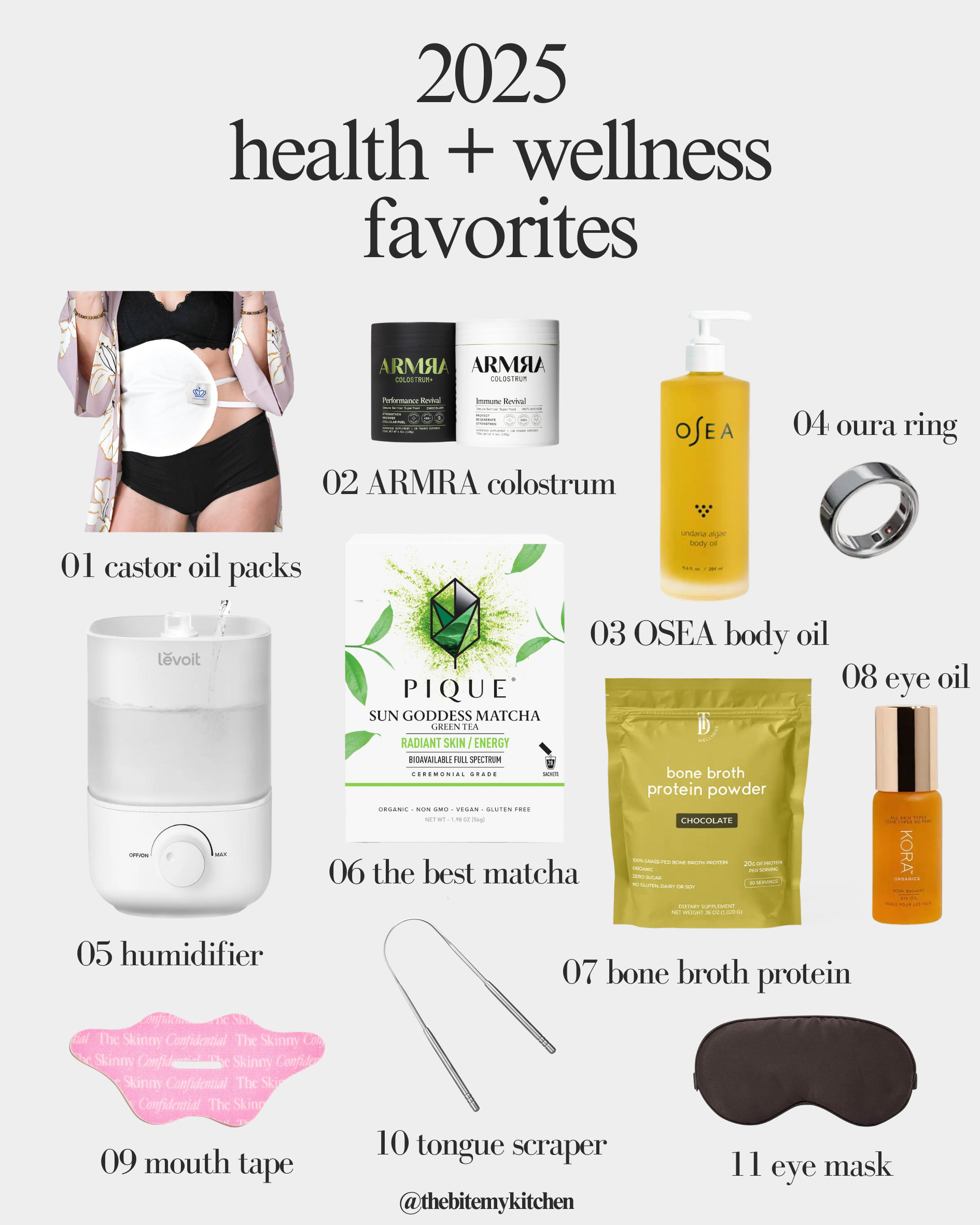 All of my wellness favorites rounded up from 2025! 🩷 

 