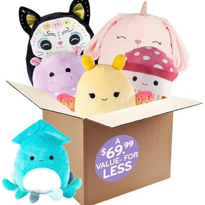 Squishmallows Mystery Two 10" & One 12" 3-Squish Value Pack- Collectible Squishy Stuffed Animal Toy- Gift Set for Kids, Girls & Boys | Target