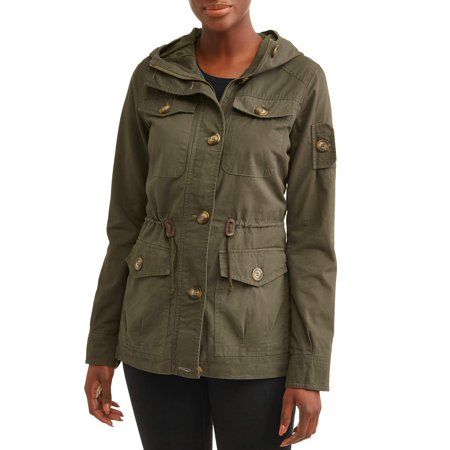Women's Utility Jacket with Drawstring Waist | Walmart (US)
