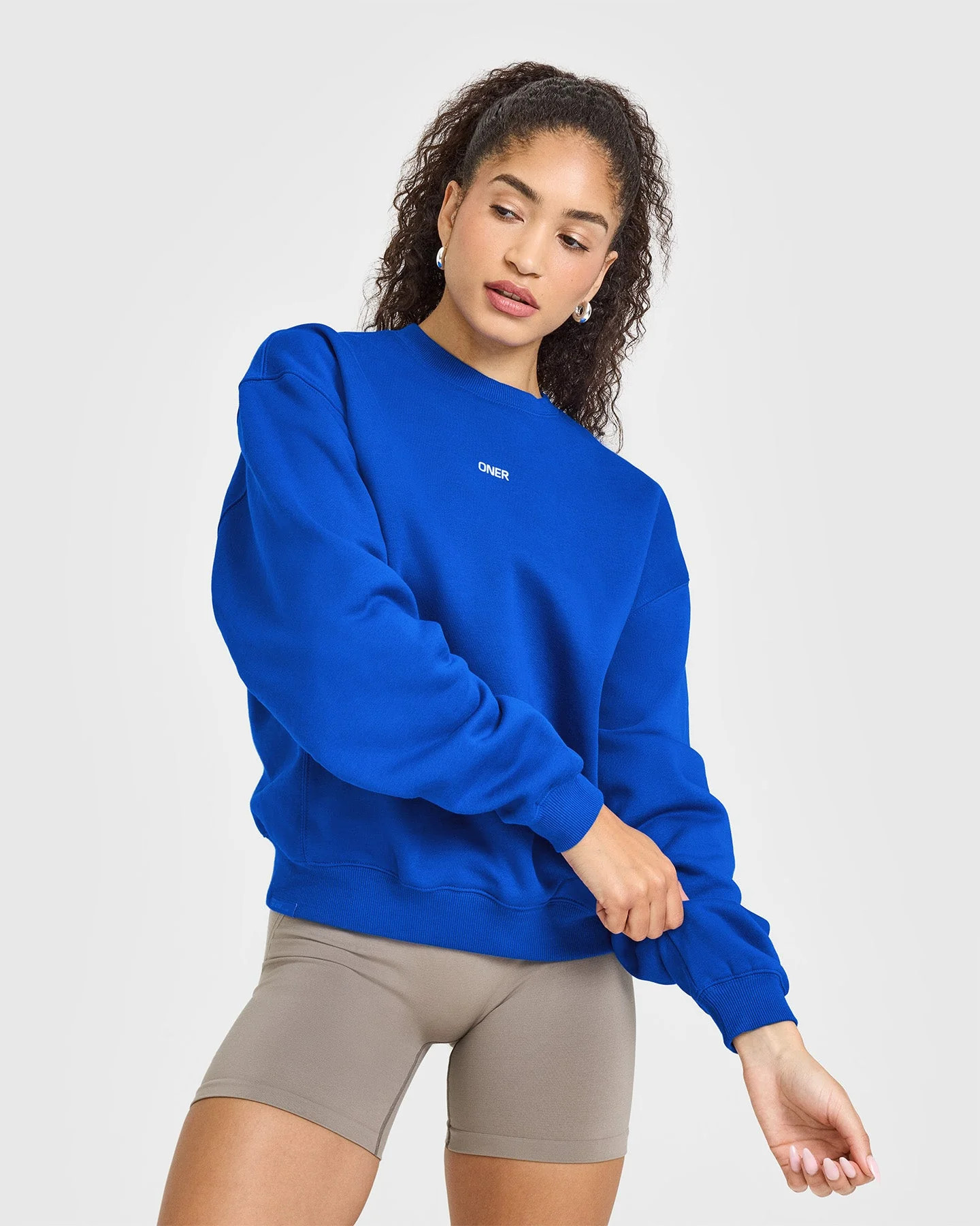 Foundations Raising the Bar Crew Neck Sweatshirt 
 Cobalt Blue | Oner Active (UK / US)