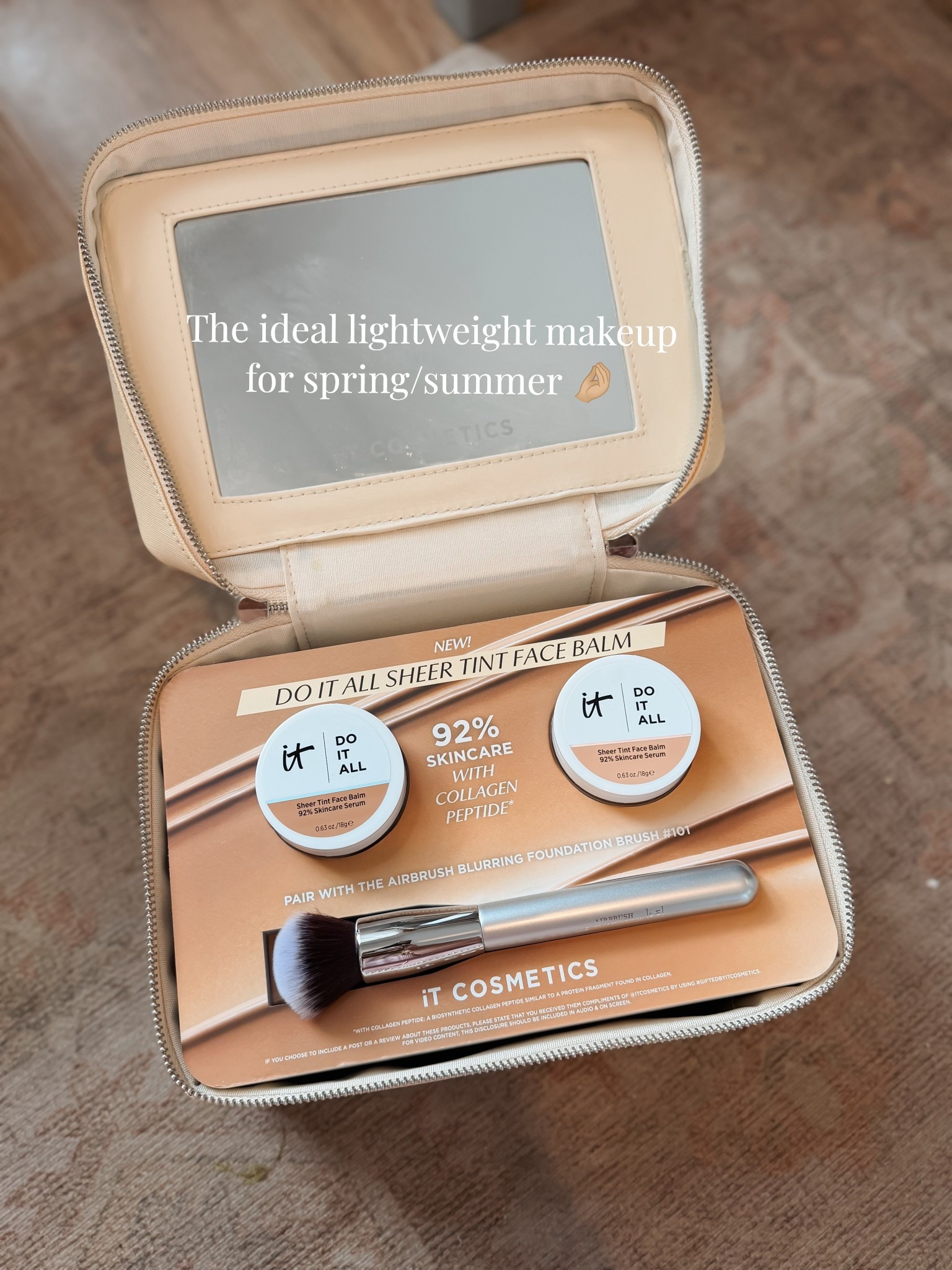 Think I just found my new warmer months foundation makeup. I’m on day 2 with it and I’m honestly loving it! Goes on so smooth and gives a glowy, but not overly too shiny finish.👏🏼 @itcosmetics 

Beauty finds, spring beauty routine

#LTKOver40 #LTKselfcare #LTKBeauty

#LTKOver40 #LTKgrwm #LTKBeauty