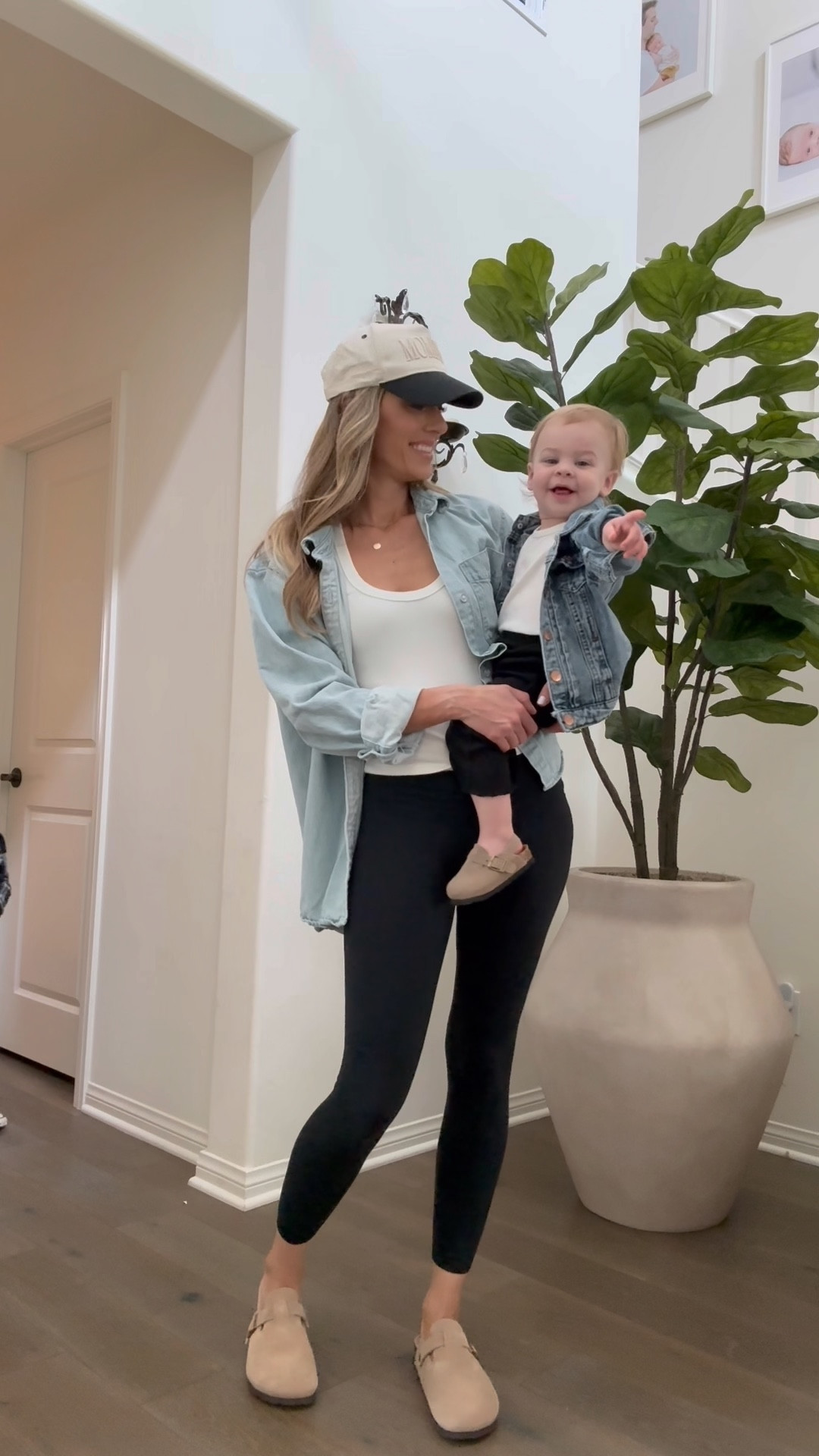 Get ready with me for a day of mommin 👶🏼❤️ Gotta keep it comfy when chasing those babies 👍🏼😂 

Mom outfit, mom style, denim button down shirt, everyday style, casual style, toddler girl spring outfit, baby girl outfit, toddler boy outfit, mommy and me outfit, matching outfits 



#LTKBaby #LTKKids #LTKFamily