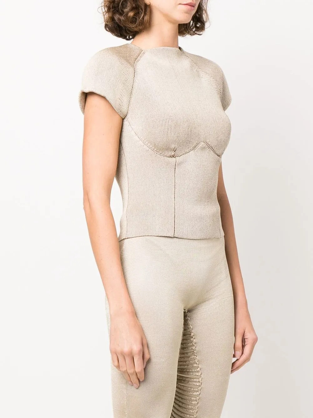 Isa Boulder Shield open-back Knitted Top - Farfetch | Farfetch Global