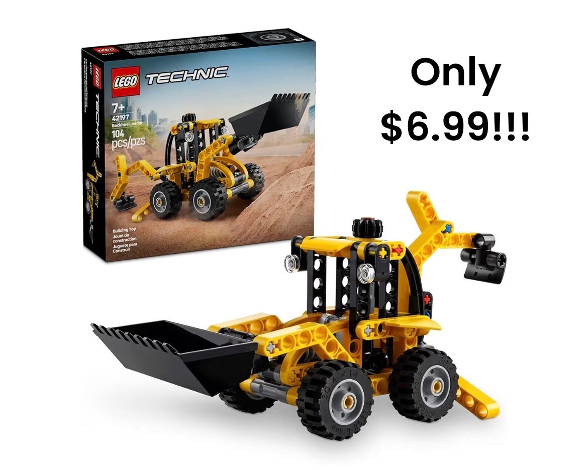 Only $6.99 today for the Lego Backhoe Loader Construction Toy at Amazon! Amazing deal for this super fun toy that even has a working loader 🚜 Perfect for some Summer entertainment for any Lego fan!

#LTKKids #LTKSaleAlert #LTKHome