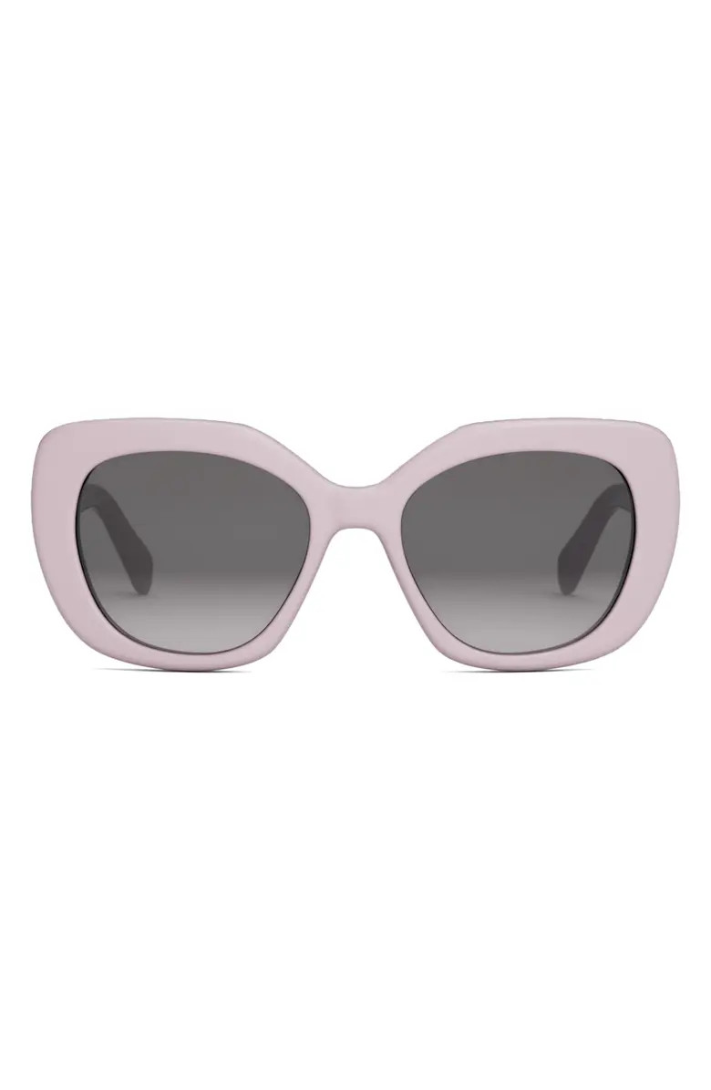 CELINE Triomphe 55mm Rectangular Sunglasses | Nordstrom | Nordstrom
