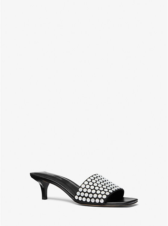 Merriam Studded Kitten Heel Sandal | Michael Kors CA