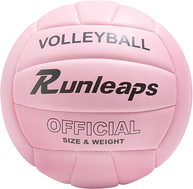 Runleaps Volleyball, Waterproof Indoor Outdoor Volleyball for Beach Game Gym Training (Official S... | Amazon (US)