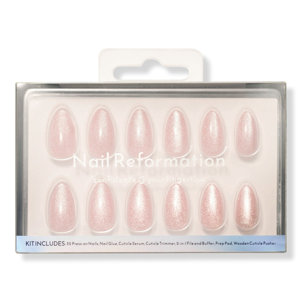 Nail Reformation Pink Quartz Press On Nails | Ulta