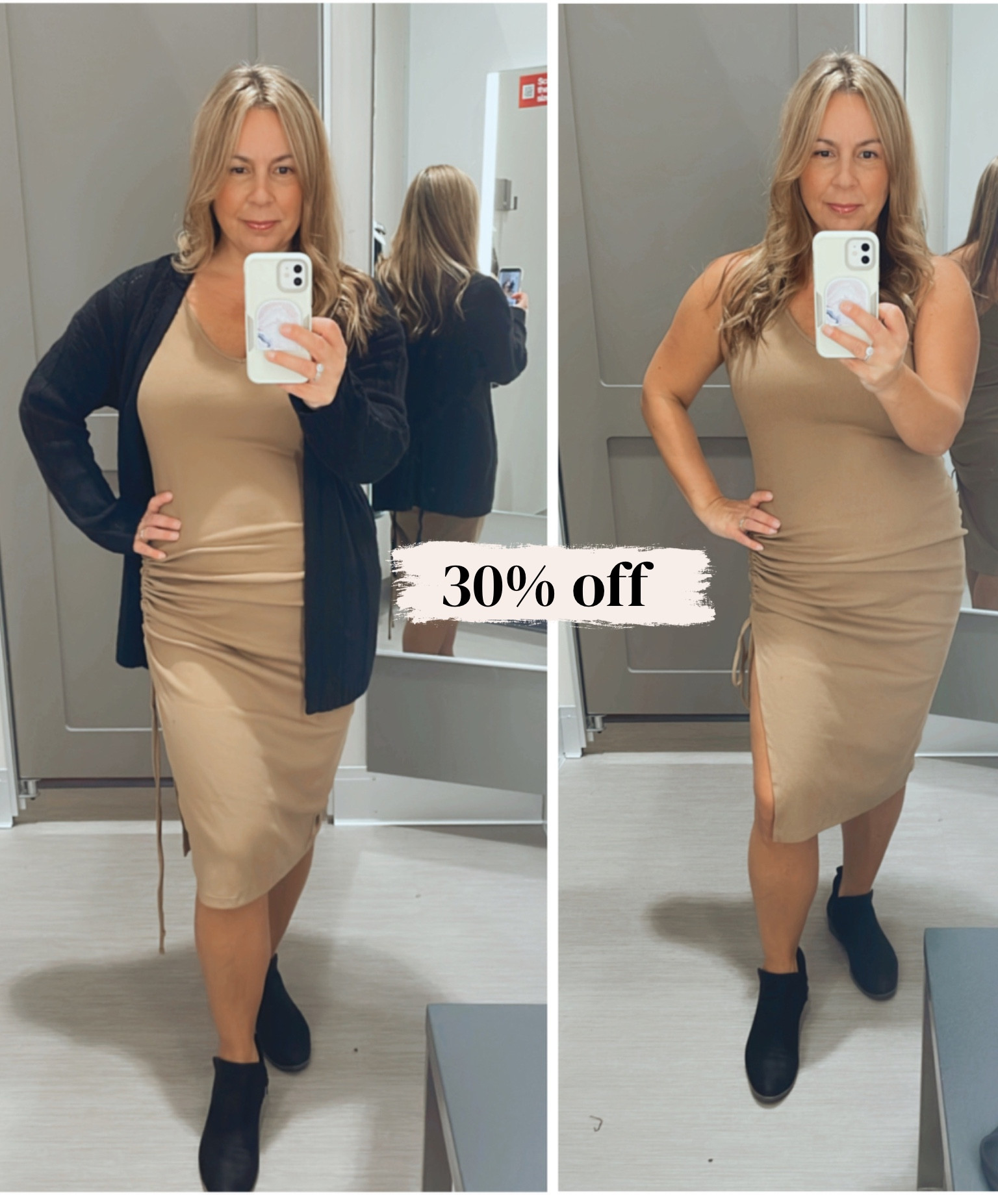 Cute Thanksgiving dress or workwear outfit! 30% off with Target Circle
I'm wearing a size medium in the dress and a small in the belted cardigan








Target style, fall dress, affordable fashion, sale, midsize fashion, winter outfit, holiday dress
#LTKcurves #LTKHoliday
#LTKworkwear

#LTKunder50 #LTKCyberweek #LTKHoliday