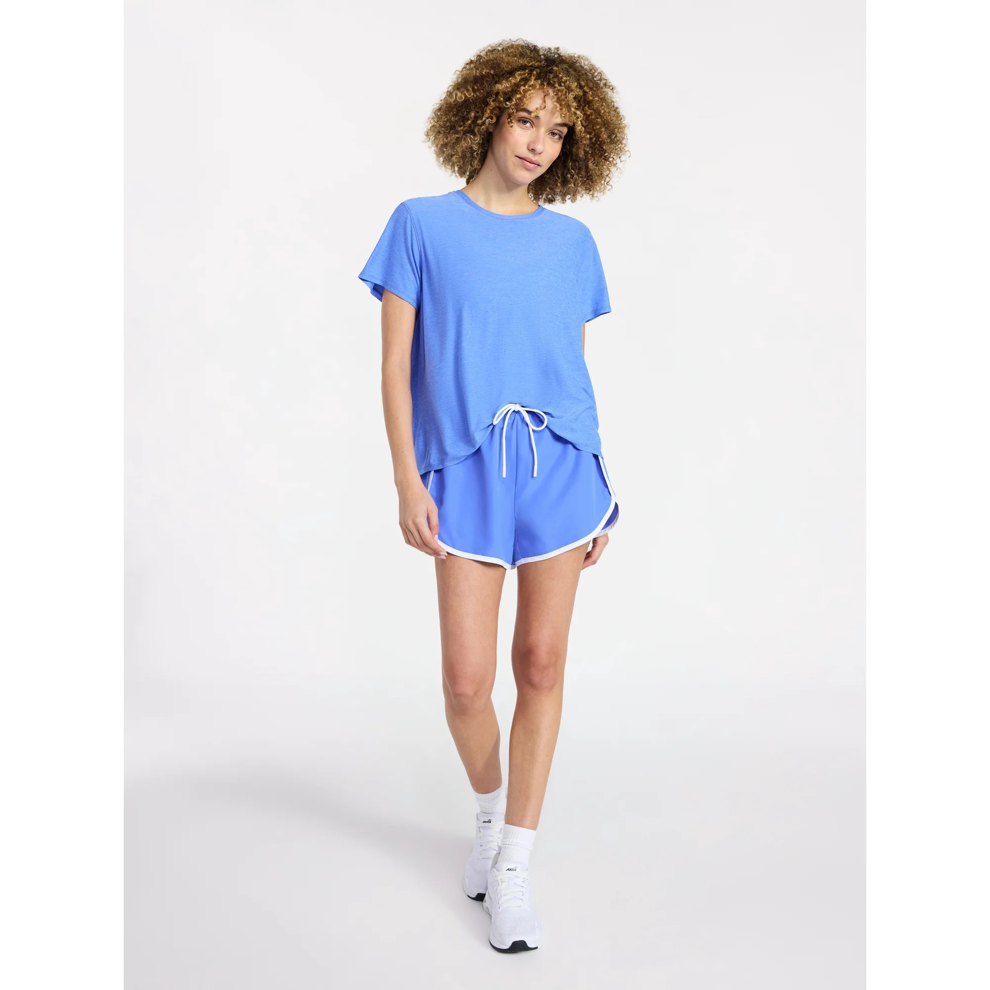 Athletic Works Women's and Women's Plus Relaxed ButterCore Tee with Short Sleeves, Sizes XS-4X | Walmart (US)