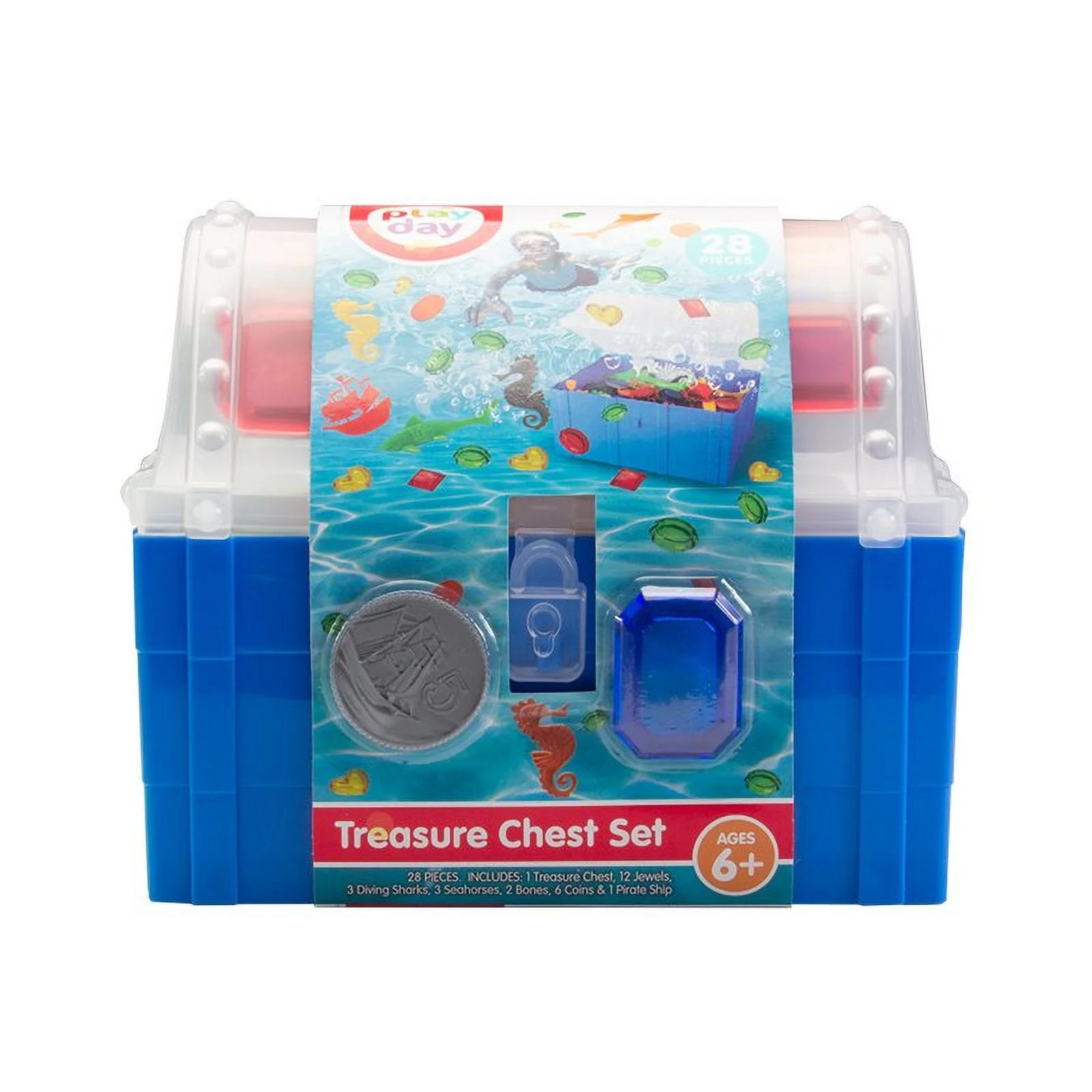 Play Day Treasure Chest Set Water Toy - Walmart.com | Walmart (US)