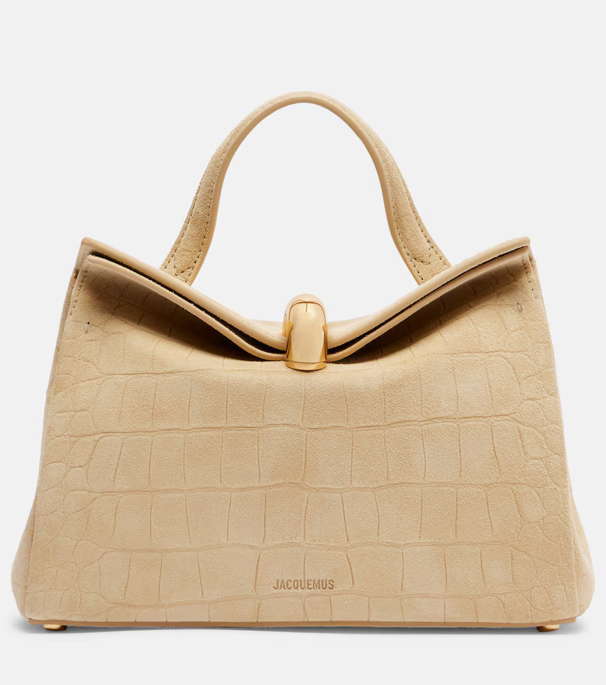 Jacquemus ValÃ©rie Small suede top-handle bag | Mytheresa (US/CA)