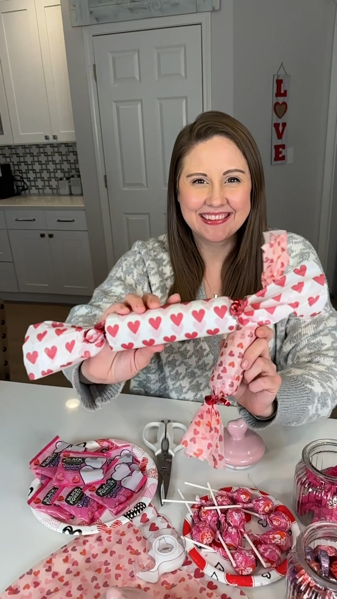 These Valentine’s Day Treat Rolls are such a cute way to package up surprises for the kids!!  You don’t need a lot to make these and they are quick + easy!  Linking the little heart candy jars I found, they are so cute + they are inexpensive!  🙌 #valentinesday #valentinesdaytreats #valentinesdaydiy

#LTKfamily #LTKparties #LTKSeasonal