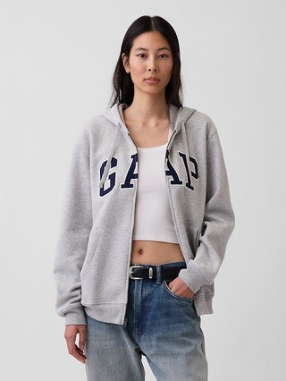 Adult VintageSoft Arch Logo Zip Hoodie | Gap (US)