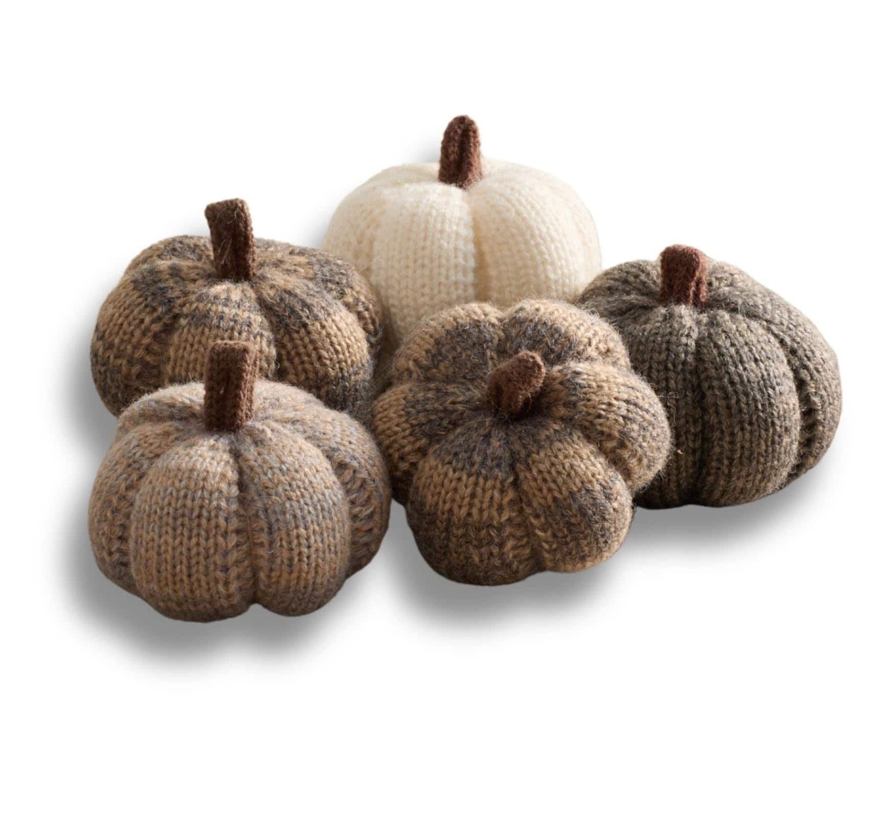 ZHLKING Mini Knit Pumpkin Rustic Home Decor Bowl Fillers Fall Wedding Garland Ornaments one_size | 885287527736 | Lowe's