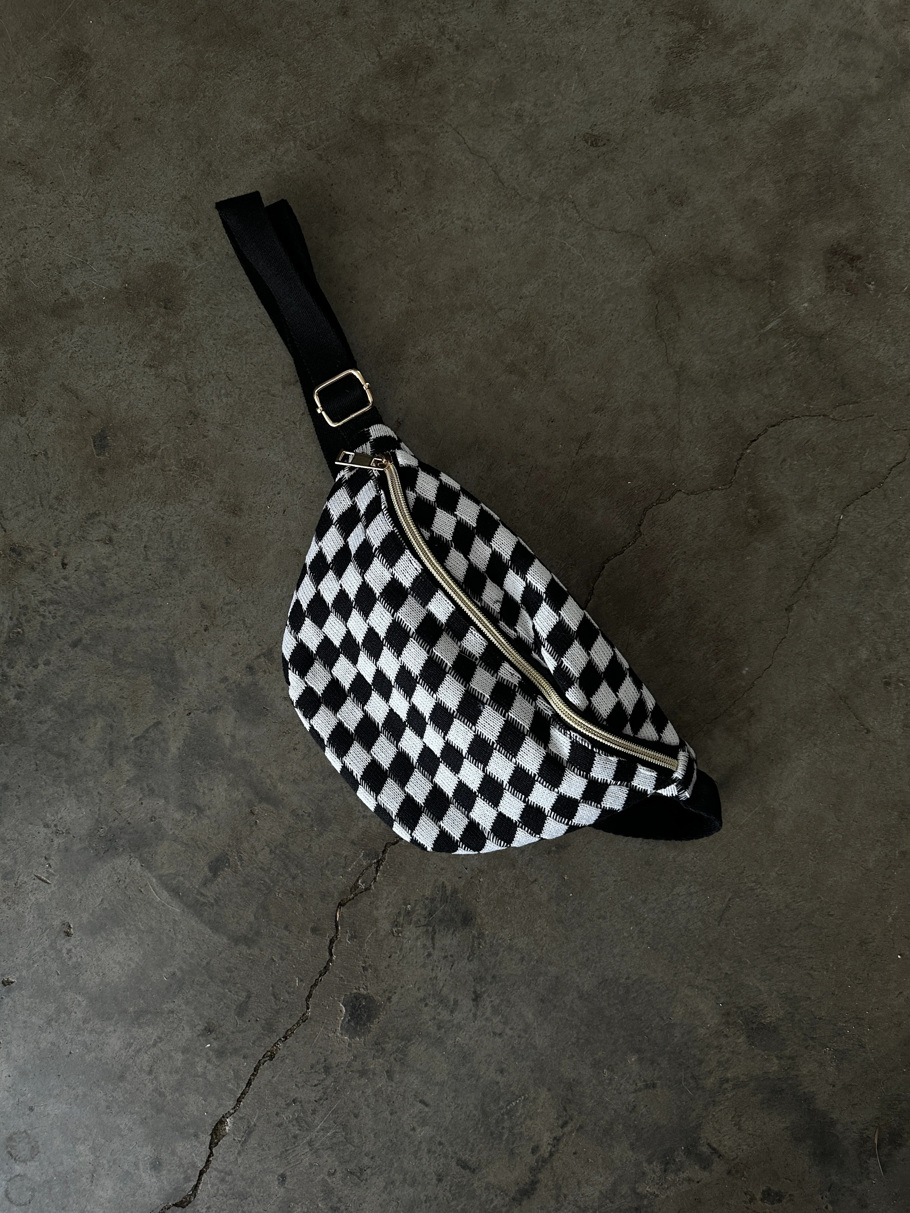 Reese Checkered Belt Bag | Slater Vintage