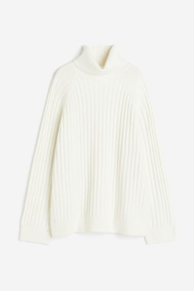 Rib-knit Turtleneck Sweater | H&M (US + CA)