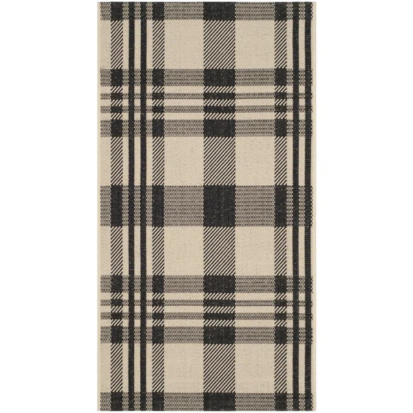 Lakeeva Black/Bone Indoor/Outdoor Rug | Wayfair North America