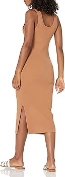 The Drop Women's Yasmin Rib Midi Sweater Tank Dress | Amazon (US)
