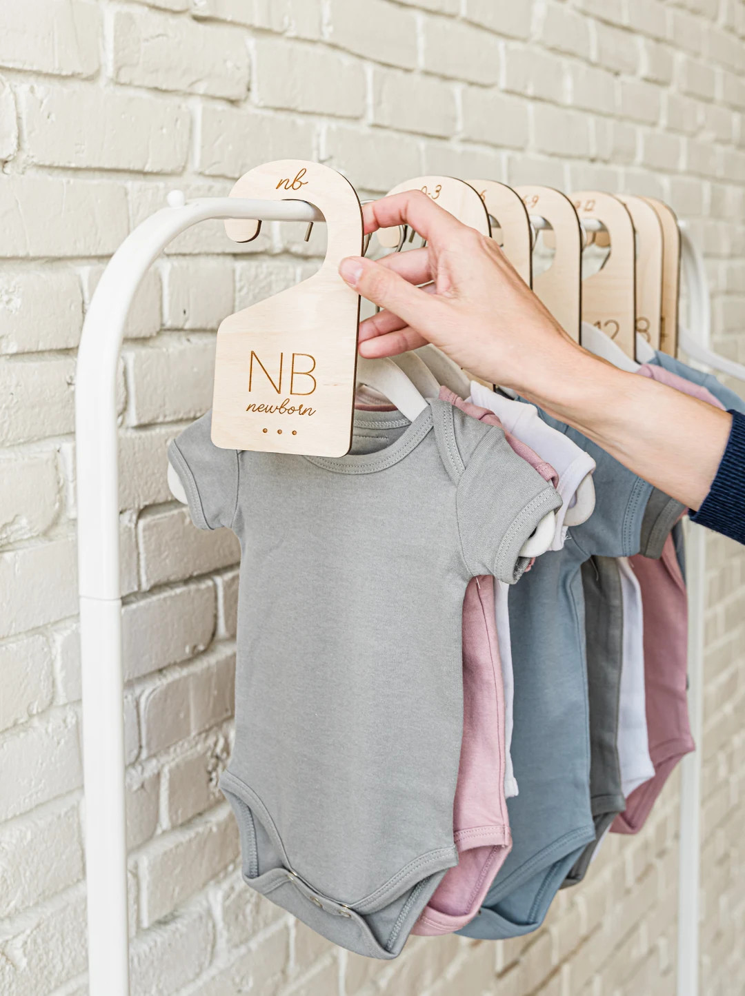 Wooden Baby Closet Dividers: Nursery Size Organizer, Newborn-24 Months | Etsy (Global)