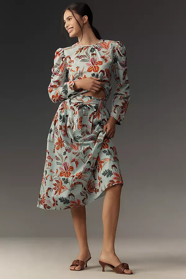 Banjanan Tobias Midi Skirt | Anthropologie (US)