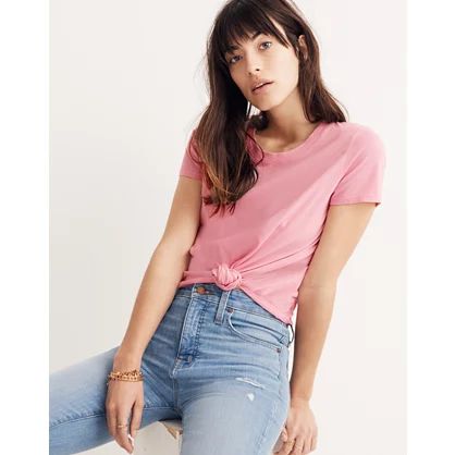 Knot-Front Tee | Madewell