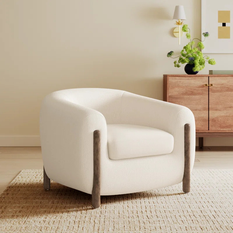 Minimalist but make it cozy 🤍 These accent chairs are perfect for adding that soft, styled touch without overwhelming your space #MinimalHome #AccentChairFinds #NeutralAesthetic #LTKHome 

 #LTKSeasonal #LTKHome #LTKSaleAlert