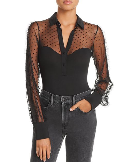 Thistle & Spire Meserole Collared Bodysuit Women | Bloomingdale's (US)