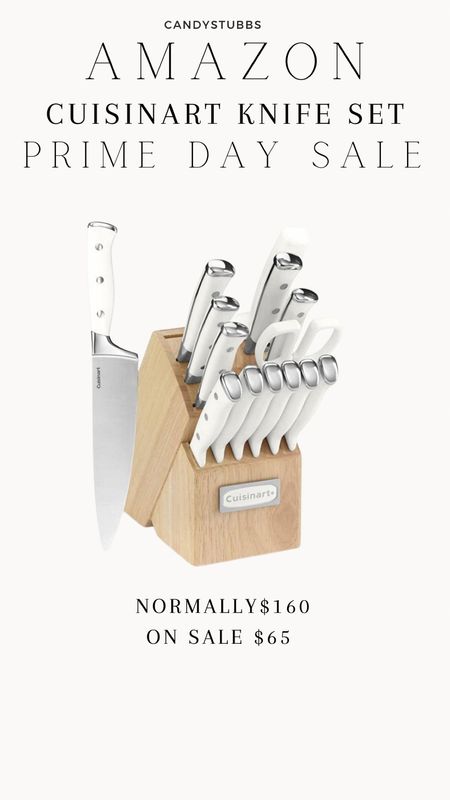 Amazon prime day sale. Kitchen knife set. Under $70  

#LTKxPrimeDay #LTKsalealert #LTKhome