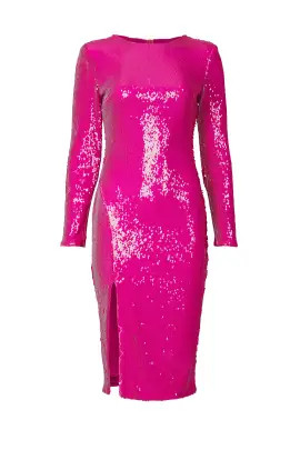Pink Natalie Sequin Sheath | Rent the Runway