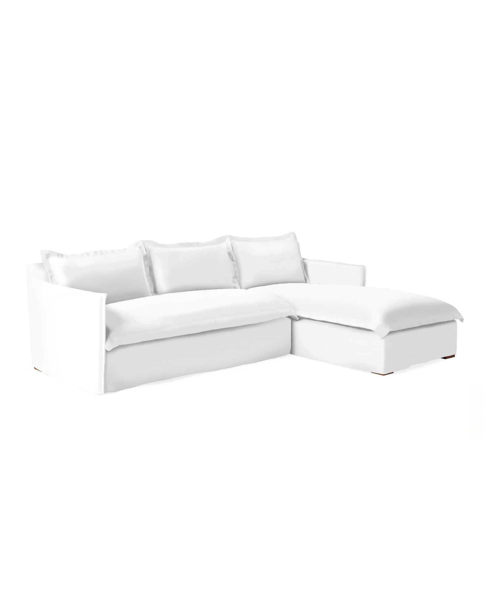 Beach House Chaise Sectional - Right-Facing | Serena and Lily