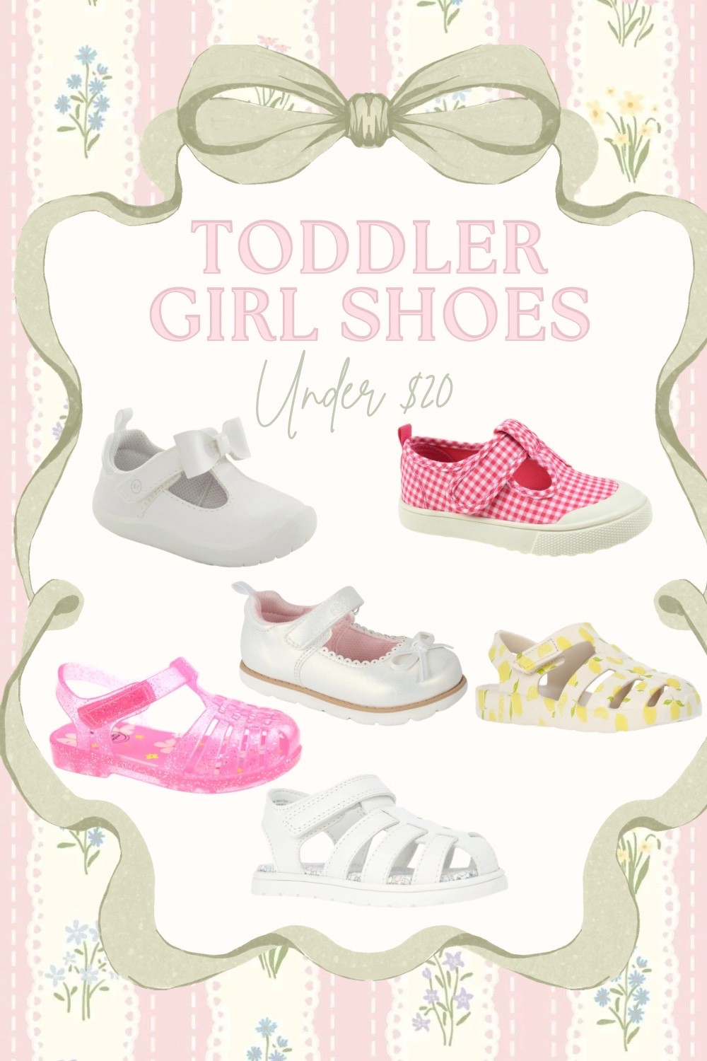 Toddler girl shoes under $20 💖 

#LTKUnder20 #Spring 

#LTKKids #LTKBaby #LTKSpringSale