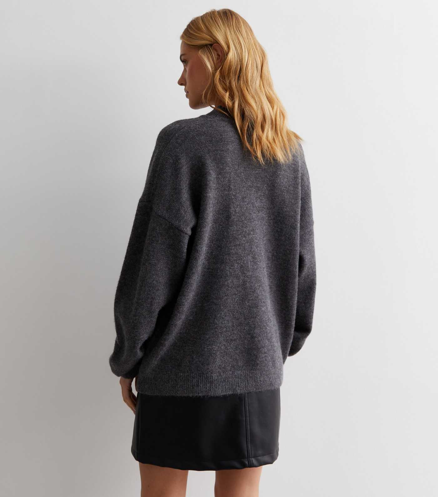 Gini London Grey Fine Knit High Neck Jumper
						
						Add to Saved Items
						Remove from Sav... | New Look (UK)