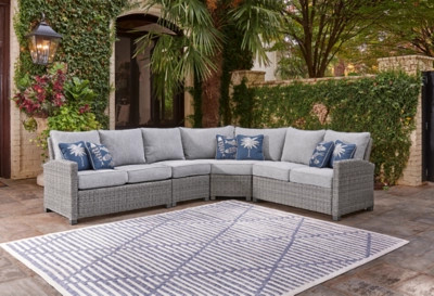 Naples Beach 4-Piece Outdoor Sectional | Ashley | Ashley