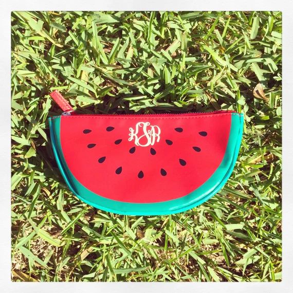 Personalized Watermelon make-up bag | Etsy (US)